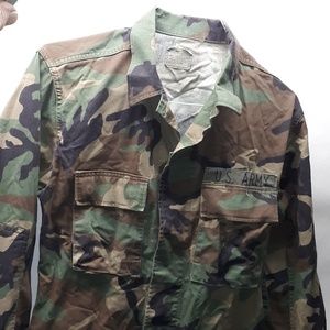 Vintage 1980's U.S. Army Camouflage Shirt